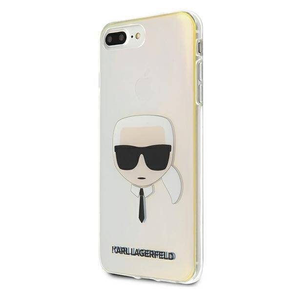 Etui KARL LAGERFELD Apple iPhone 7 Plus 8 Plus Karl`s Head KLHCI8LPCKHML Biały Hardcase